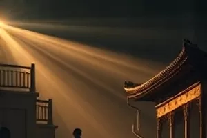 《凌晨四点的便利店》封面，货架间亮着的白光